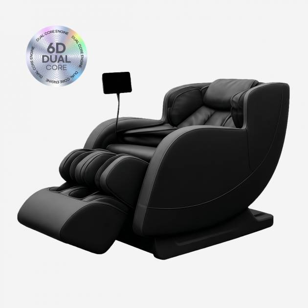 Dios-6800 6D Dual Core (3D+3D) Roller, Air Float System Black/Gray