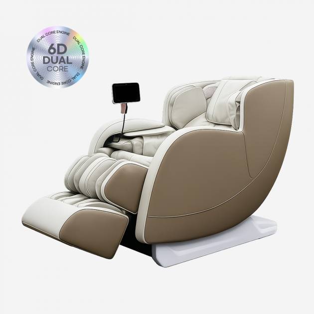 Dios-6800 6D Dual Core (3D+3D) Roller, Air Float System Beige/White